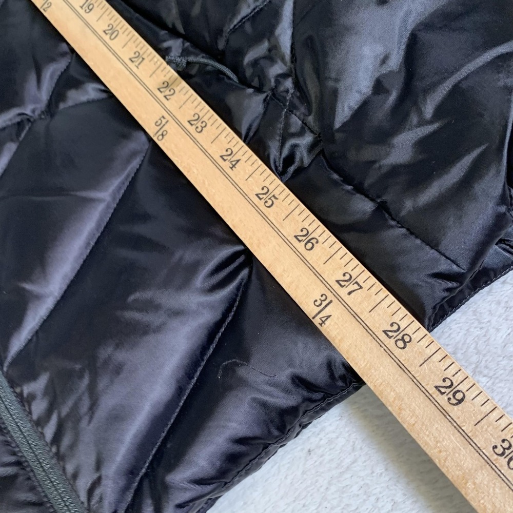 The North Face Jacket Womens Medium Black 550 Down Hooded Puffer Quilted Warm - Picture 6 of 14